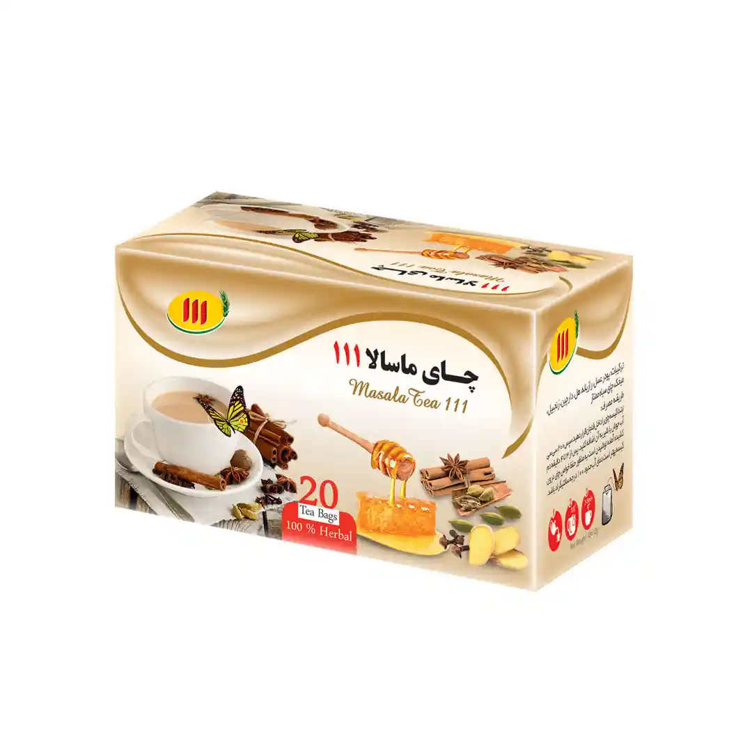 چای ماسالا 111 بسته 20 عددی