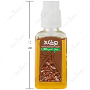 روغن بذر کتان نوشاد | سلامت قلب و عروق | ۳۷ میلی لیتری