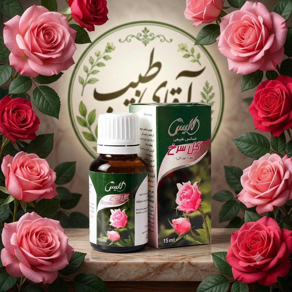 قطره گل سرخ الیس | ضد افسردگی و تقویت جنسی | ۱۵ میلی لیتر