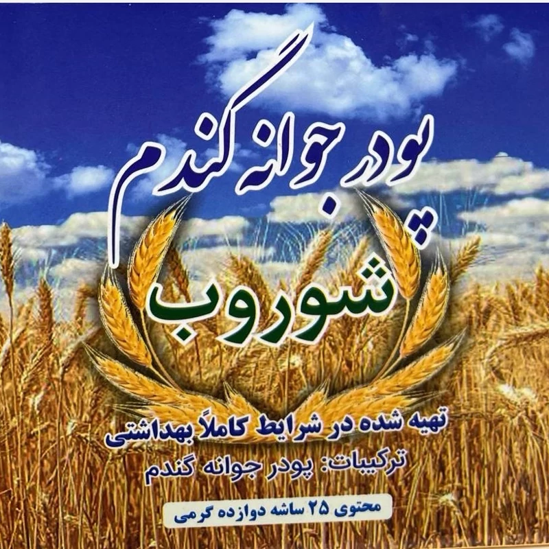 پودر جوانه گندم شوروب بسته 25 ساشه ای - Image 3